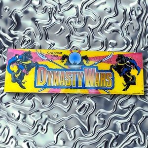Dynasty Wars Capcom Arcade Video Game Marquee Sign Header Wall Art Decor